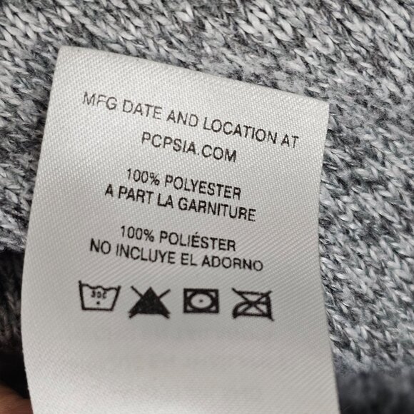 Patagonia Womens Better Sweater M 1/4 Zip Fleece Pullover Sweater Gray Cozy Warm - Picture 15 of 16